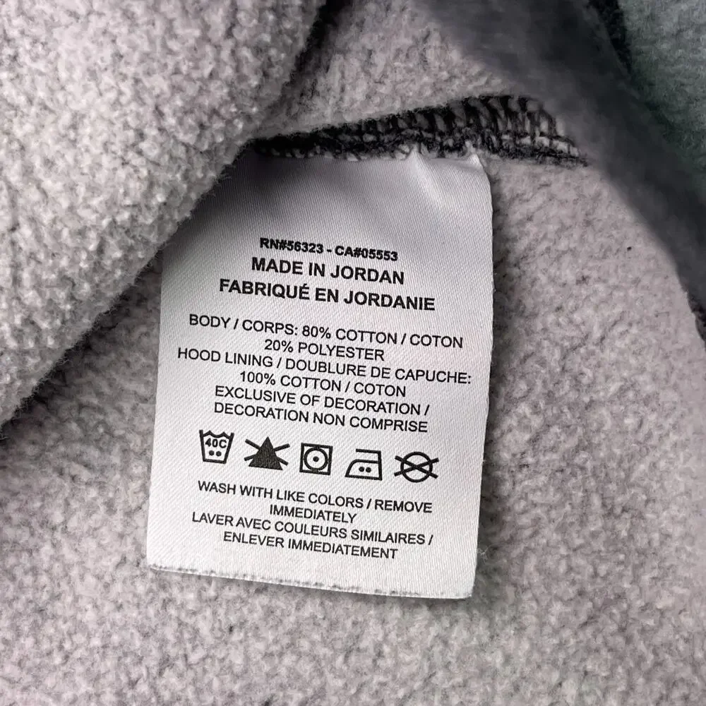 Nike Hoodie Mens Medium Gray Pullover Long Sleeve Drawstring Sweatshirt